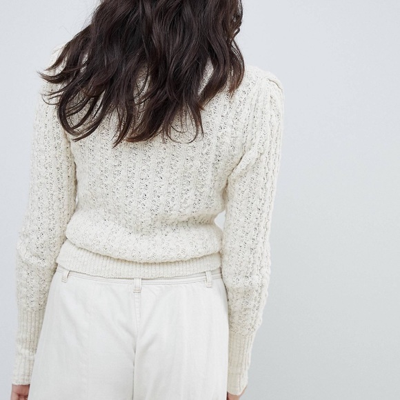 Free People All My Friends Knitted Henley Sweater - Picture 9 of 9